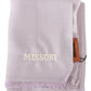 Lavender Cashmere Scarf with Signature Lines