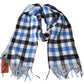 Elegant Cashmere Checkered Unisex Scarf