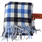 Elegant Cashmere Checkered Unisex Scarf