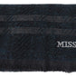 Chic Wool-Silk Striped Unisex Scarf