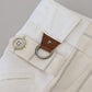 White Cotton Striped Formal Pants
