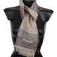 Elegant Wool Scarf with Signature Pattern