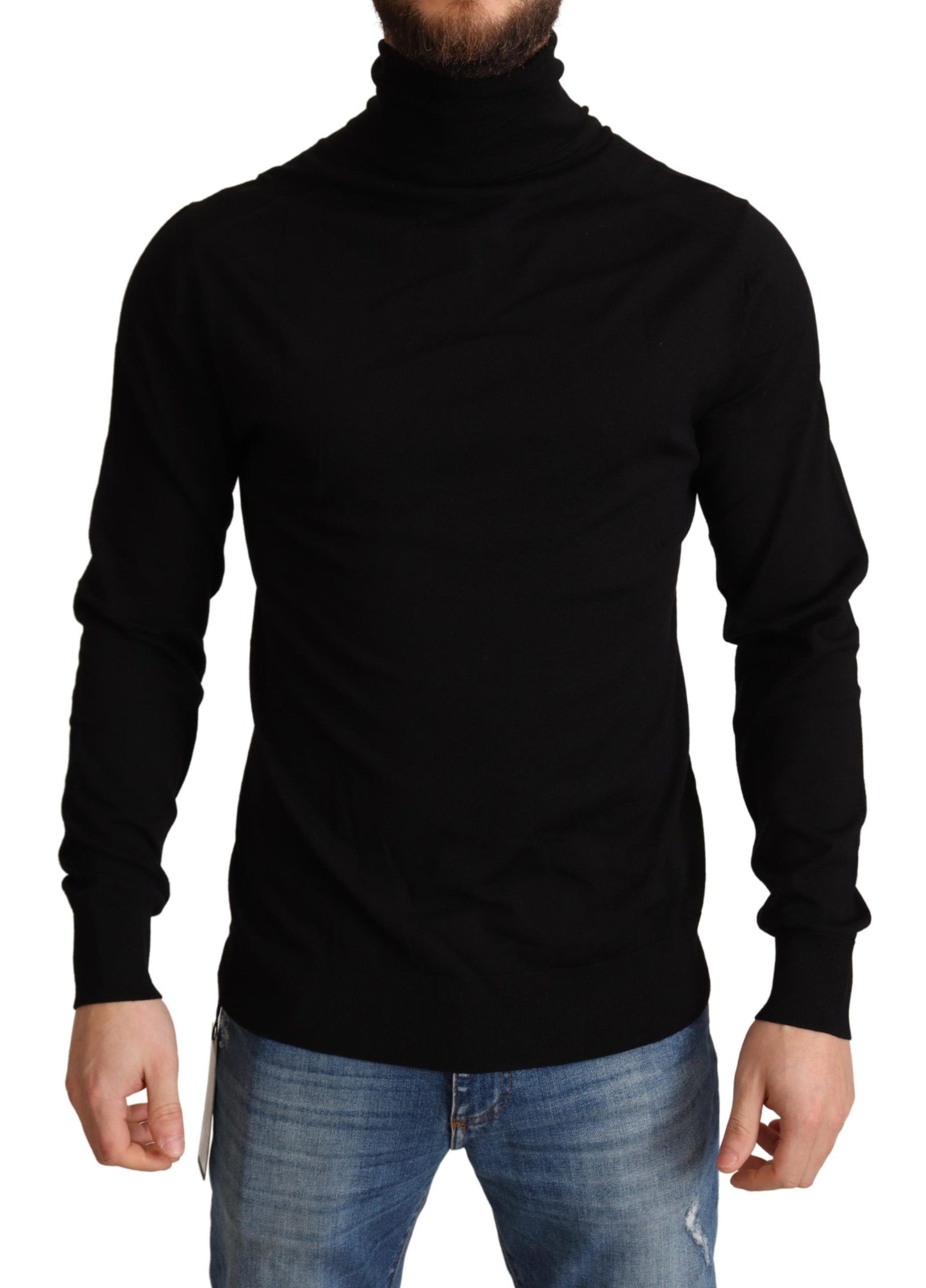 Elegant Turtleneck Wool Pullover Sweater