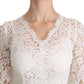 Elegant Floral Lace V-Neck Mini Dress