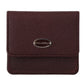 Elegant Bordeaux Leather Condom Case