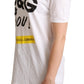 Chic Embellished White Tee