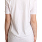 Chic Embellished White Tee