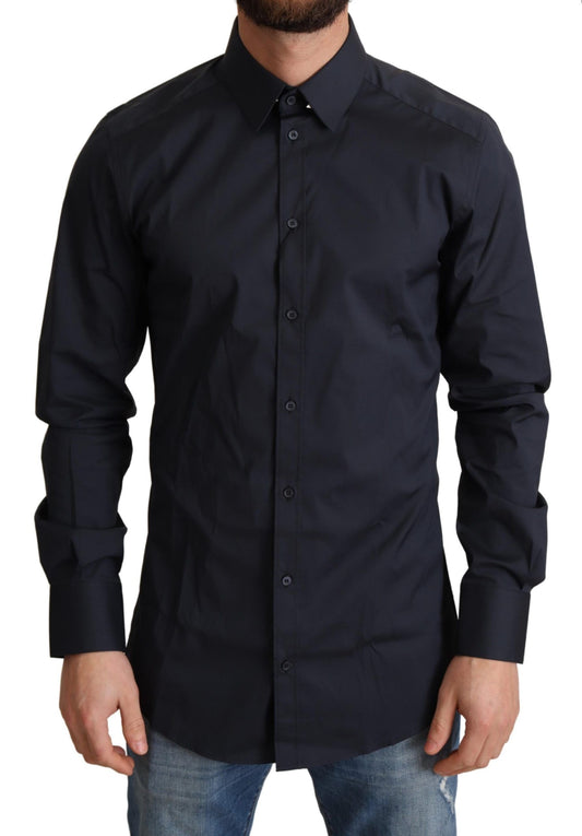 Svelte Dark Blue Dress Shirt