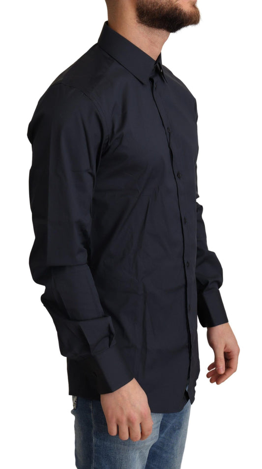 Svelte Dark Blue Dress Shirt