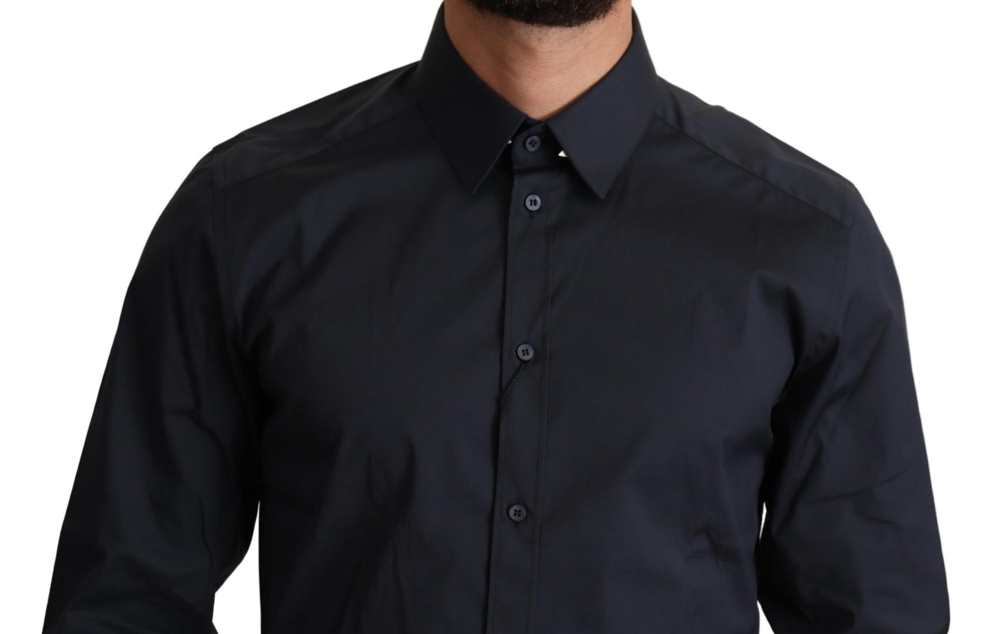 Svelte Dark Blue Dress Shirt