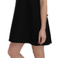 Sleeveless Crystal Embellished Wool Dress