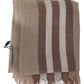 Elegant Plaid Wool Scarf with Fringes