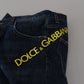 Elegant Blue Denim Pants