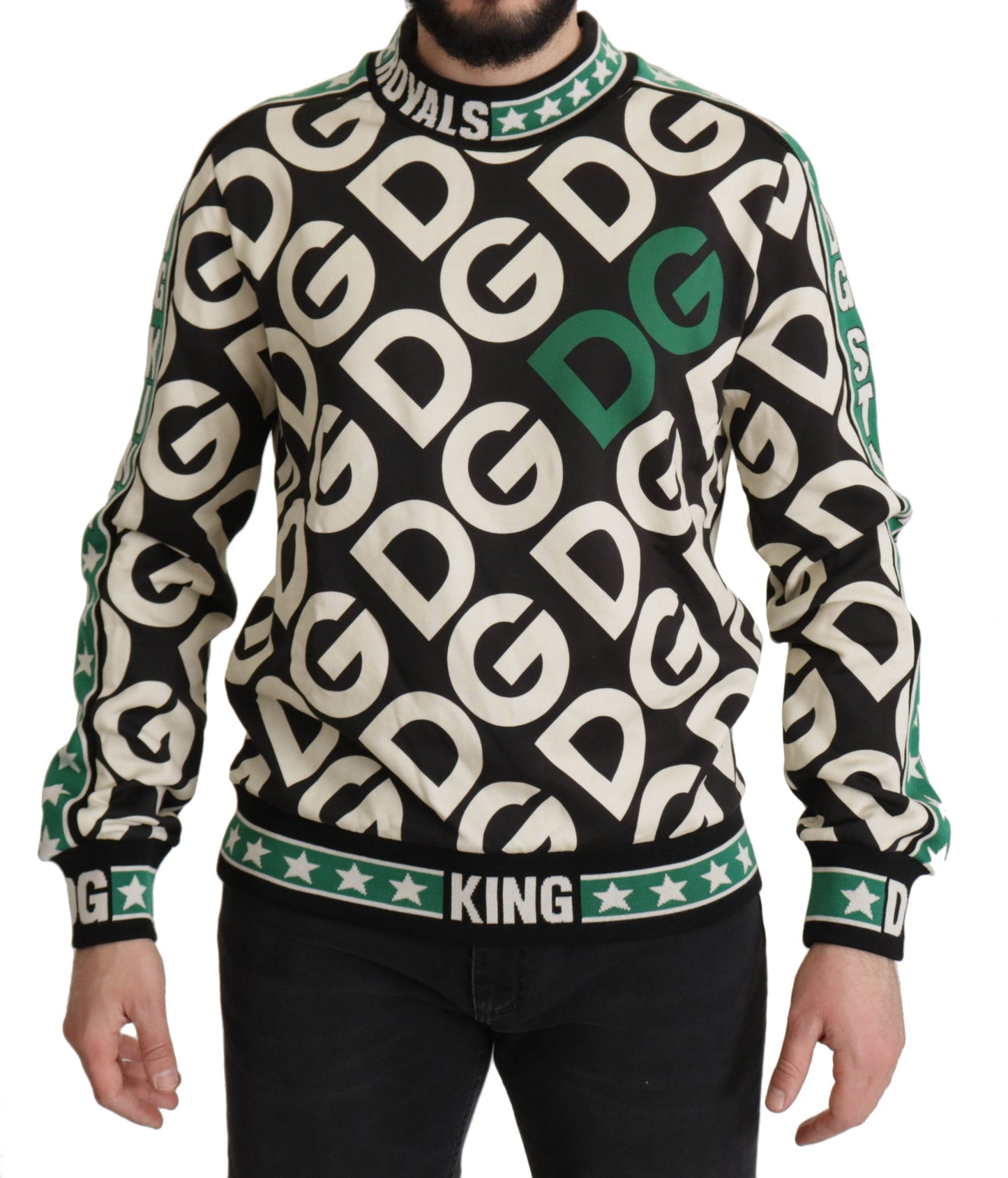 Chic Logo Mania Crewneck Sweater