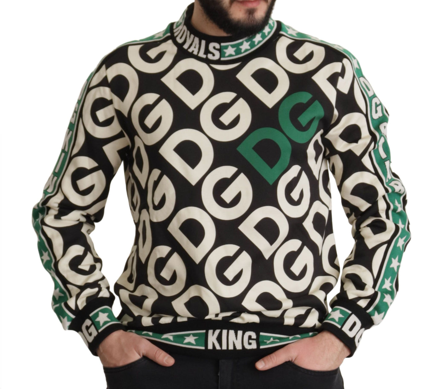 Chic Logo Mania Crewneck Sweater