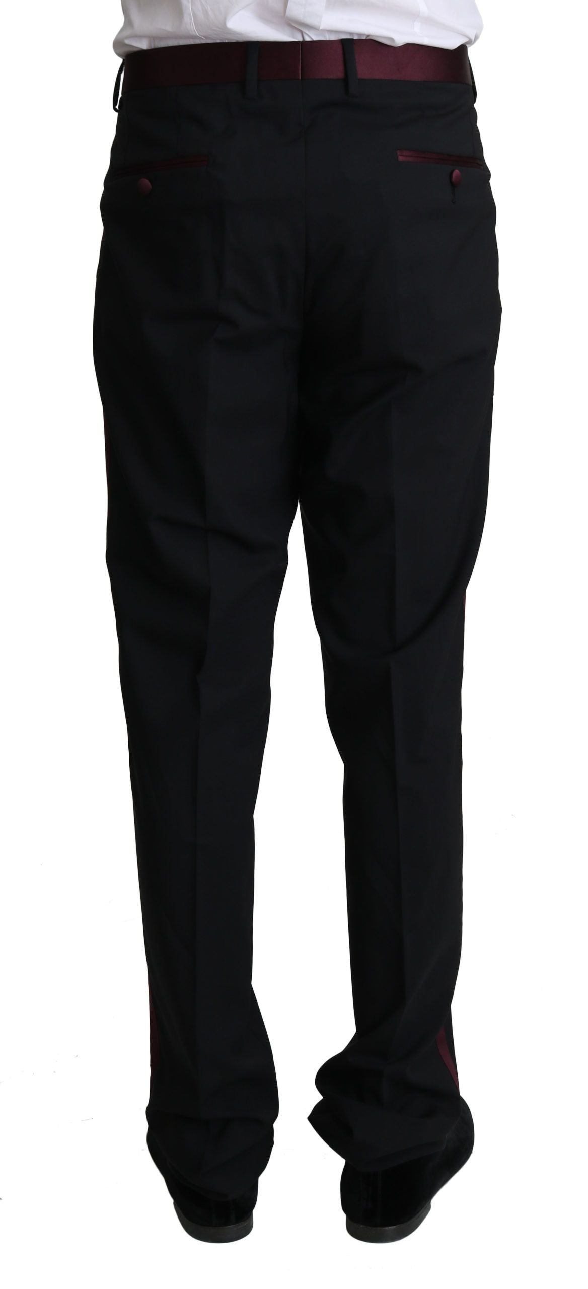 Elegant Black Martini Three-Piece Suit