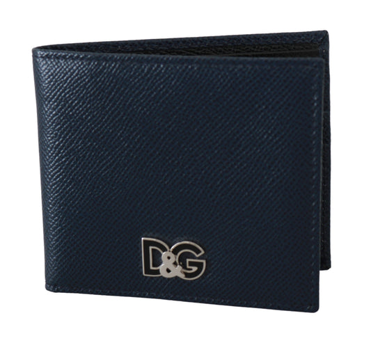 Stunning Blue Bifold Leather Wallet