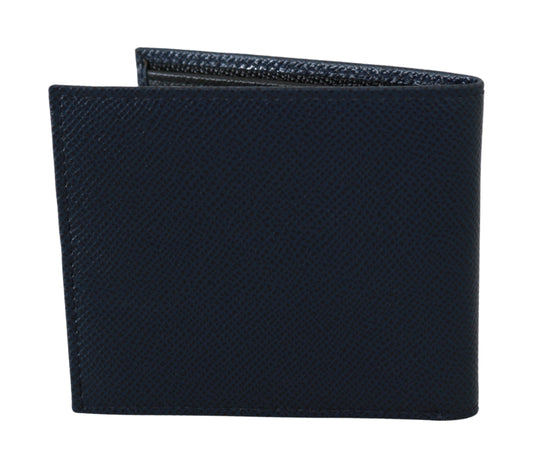 Stunning Blue Bifold Leather Wallet