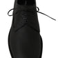 Elegant Black Leather Formal Men's Dress Shoes