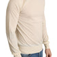 Cream Cashmere Turtleneck Pullover Sweater