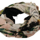 Exquisite Floral Silk Blend Scarf
