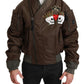 Sequined Double-Breasted Bomber Jacket