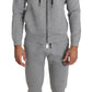 Elegant Gray Grigio Designer Sweatsuit