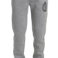 Elegant Gray Grigio Designer Sweatsuit