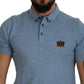 Elegant Light Blue Polo T-Shirt