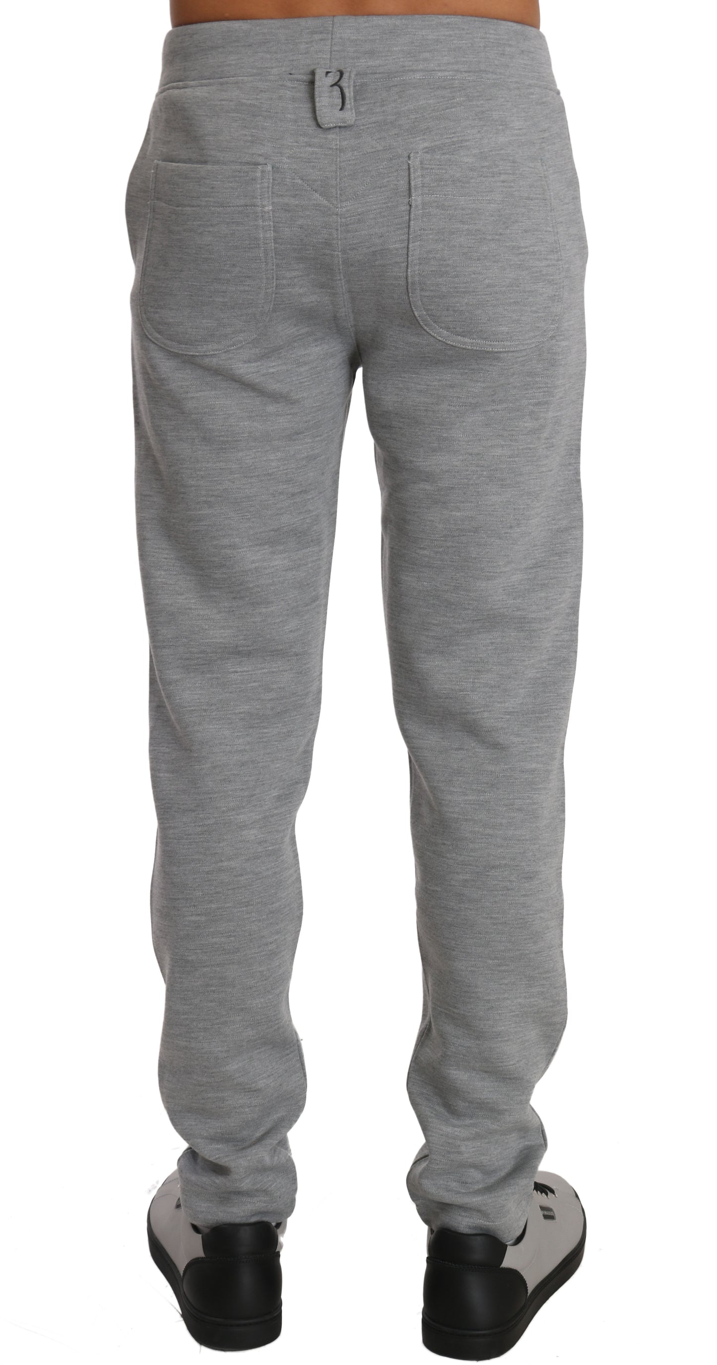 Elegant Gray Grigio Designer Sweatsuit