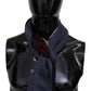 Elegant Wool Scarf with Striped Pattern