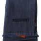 Elegant Wool Scarf with Striped Pattern