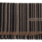 Elegant Multicolor Wool Scarf with Logo Embroidery