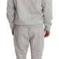 Gray Cotton Sweater Pants Tracksuit