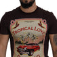 Tropical Love DG King Cotton Tee - A Royal Touch!