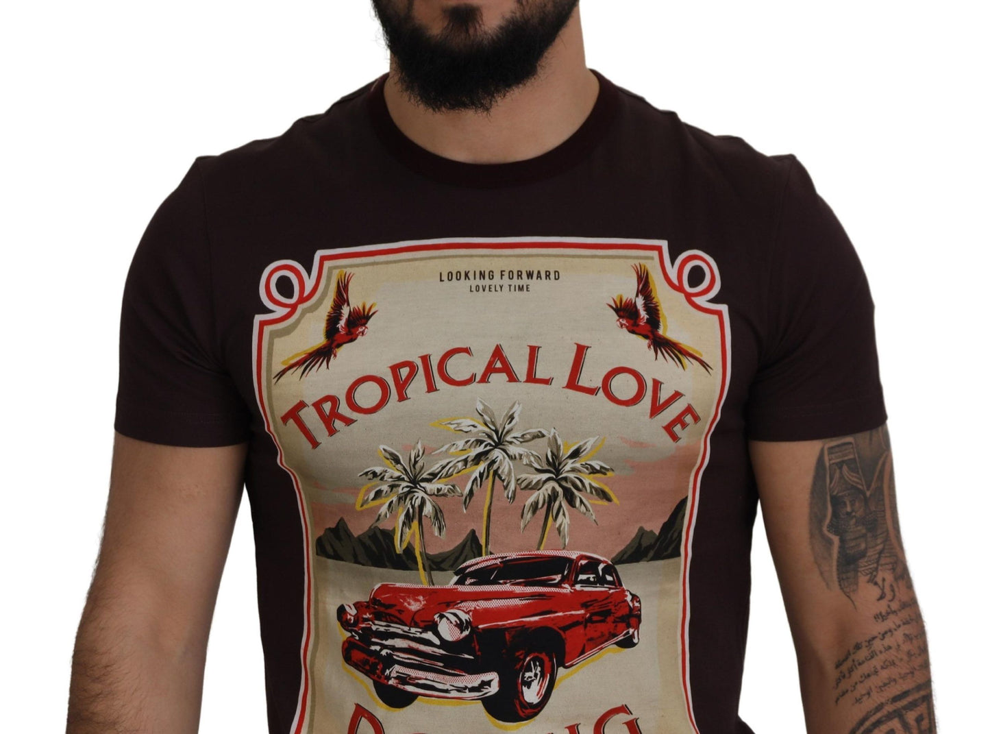 Tropical Love DG King Cotton Tee - A Royal Touch!