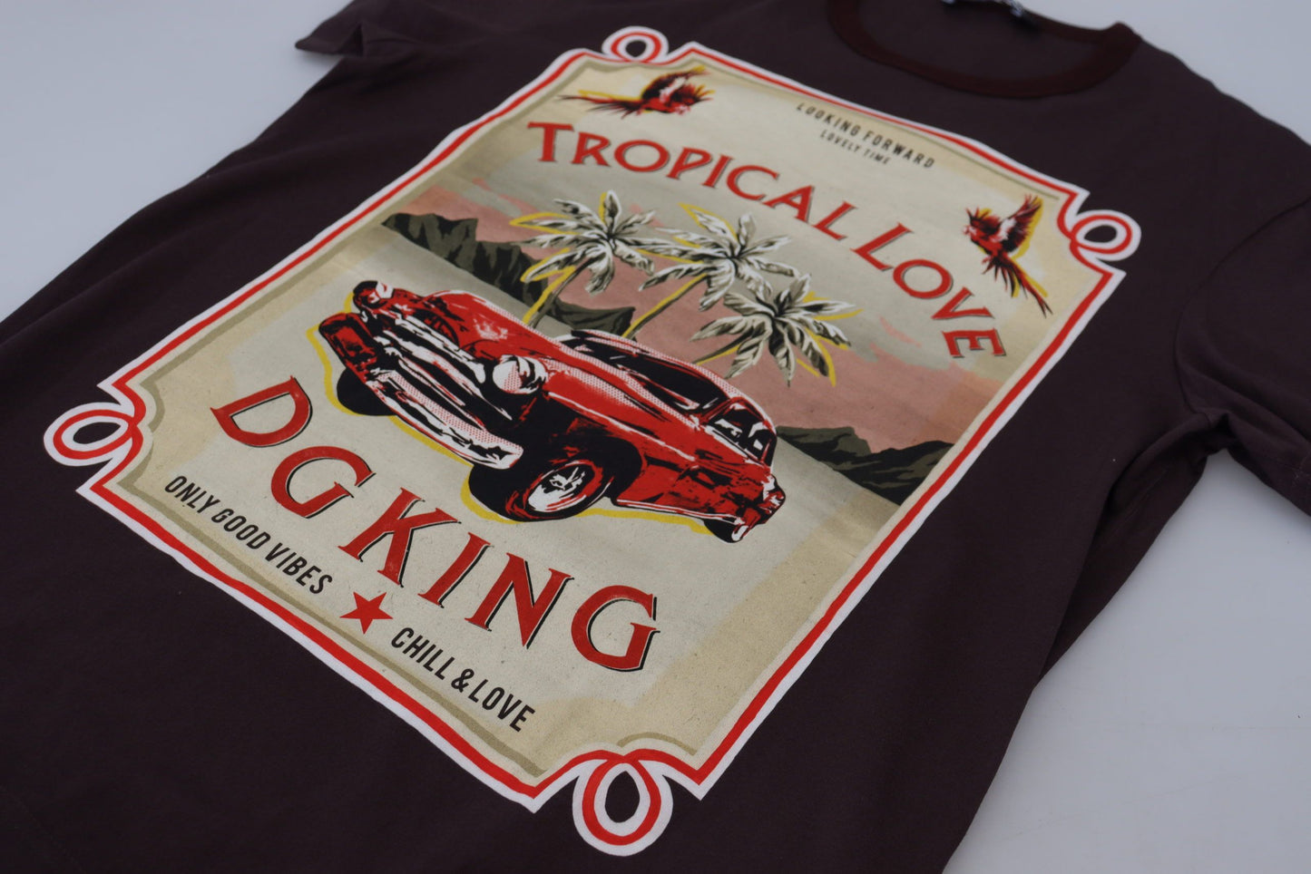 Tropical Love DG King Cotton Tee - A Royal Touch!