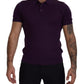 Purple Cashmere Polo Top Mens T-shirt