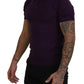 Purple Cashmere Polo Top Mens T-shirt