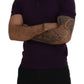 Purple Cashmere Polo Top Mens T-shirt