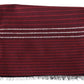 Chic Wool Silk Blend Striped Scarf