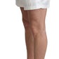 Elegant White Swimming Trunks