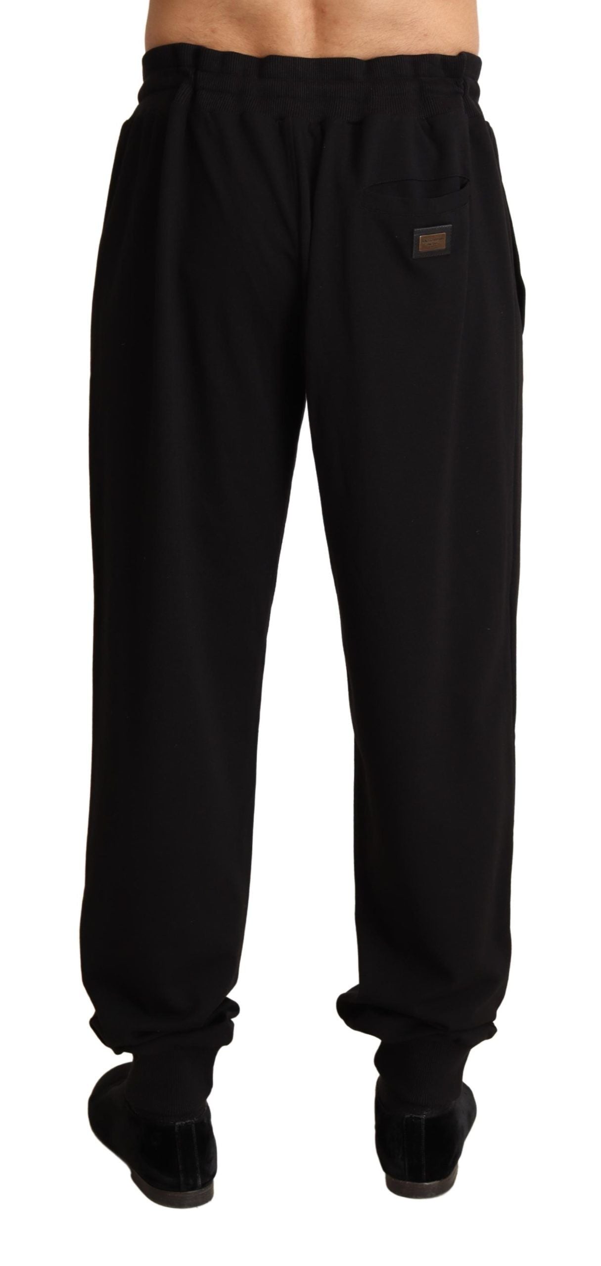 Elegant Black Casual Sweatpants