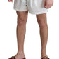 Elegant White Swimming Trunks