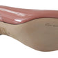 Pink Patent Leather Slingback Pumps Shoes