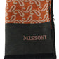 Multicolor Wool Blend Scarf with Fringes