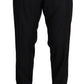 Black Wool Formal Tuxedo Trouser Pants