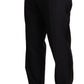 Black Wool Formal Tuxedo Trouser Pants