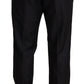Black Wool Formal Tuxedo Trouser Pants