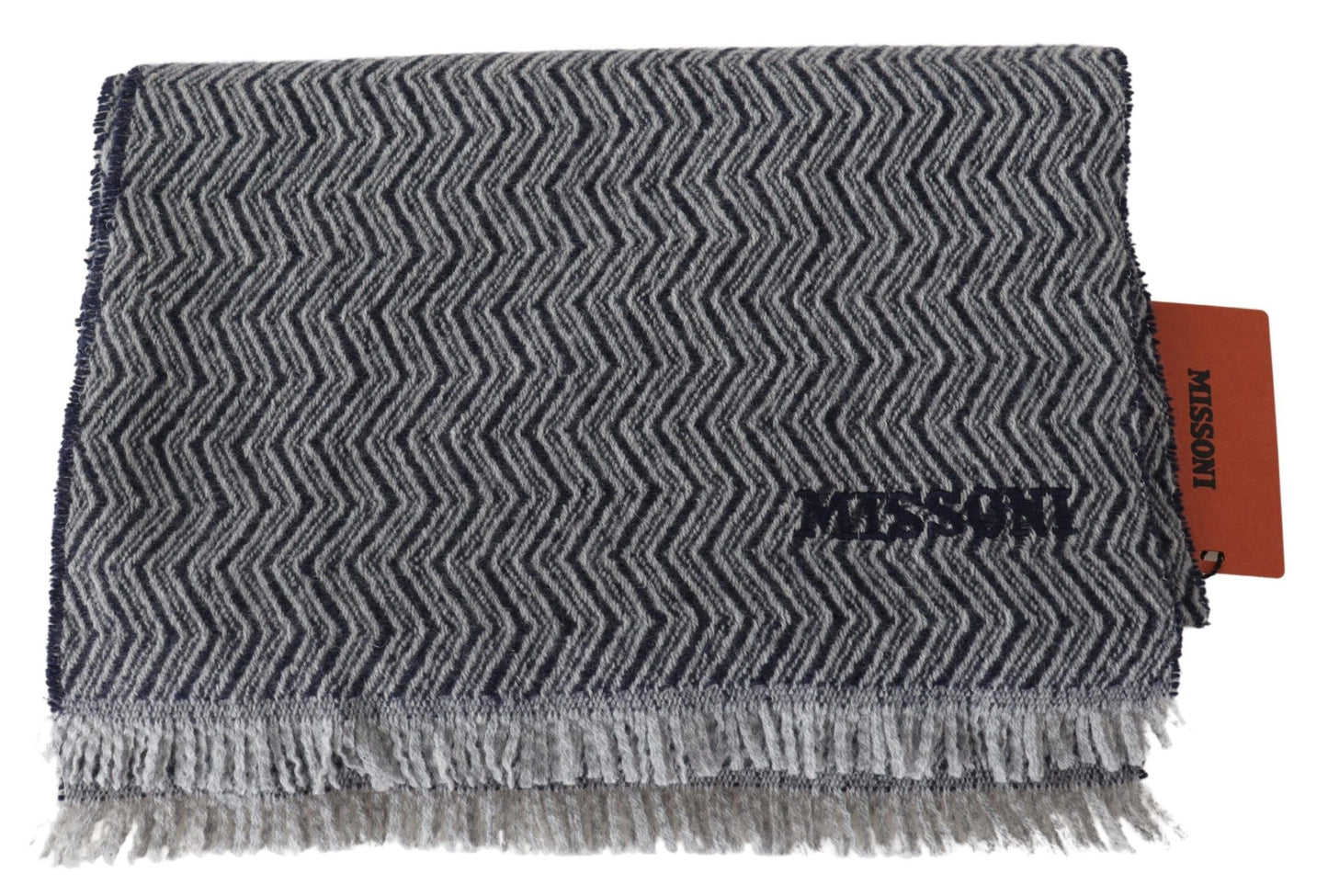 Elegant Cashmere Zigzag Scarf